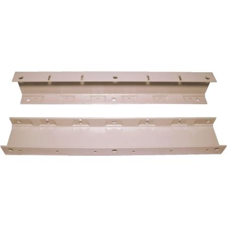 Set of 4 in x 24 in C-Channel Feet Cream