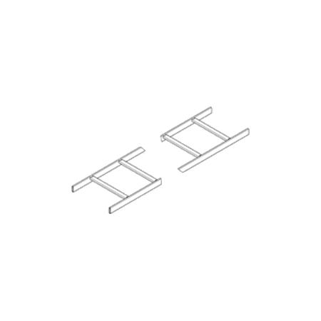 15" Cable Runway 2" Tubular Telco Gray