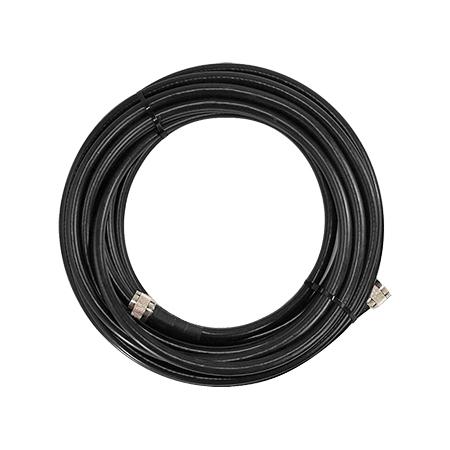 100 ft SC-400 Ultra Low Loss Coax Cable in Black with N Male - N Male