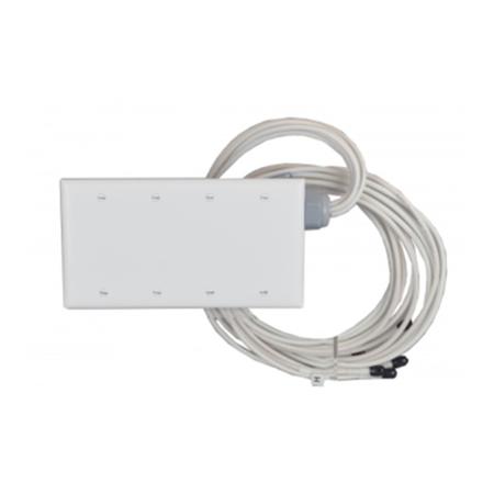 2.4/5/6 GHz 5/6/6 dBi Directional Wi-Fi Junction Box Antenna with 8 RPTNC Male