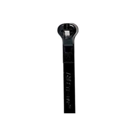 Cable Tie,7in x .184in, Black, 50lb/1000pk
