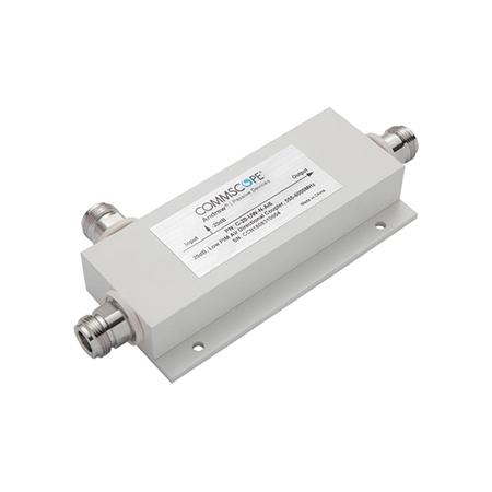 555 – 6000 MHz 20 dB Air Directional Coupler in White, N Female, Trimetal