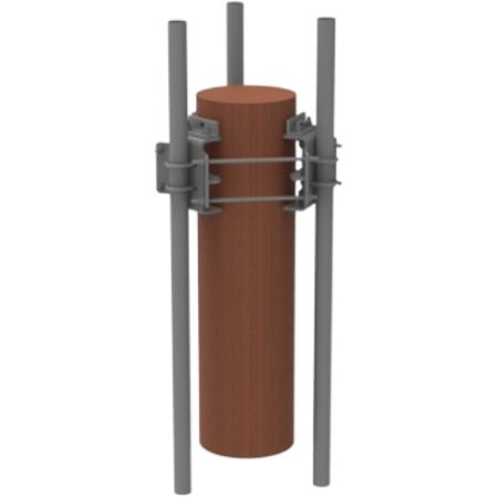 Ring mount with pipe