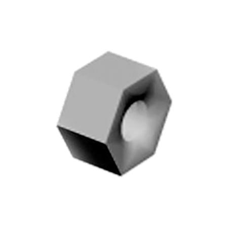 1/2 in Galv Hex Nut