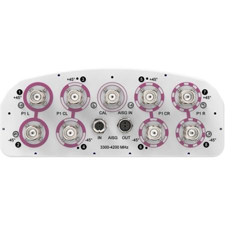 3700 - 4200 MHz Outdoor Sector and Beamforming Antenna with 8x 4.3-10 Female Connectors, 1x RET
