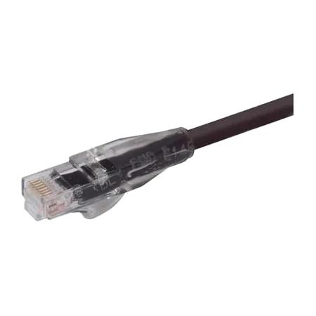 Premium Cat 6 Cable, RJ45 / RJ45, Black 25.0 ft