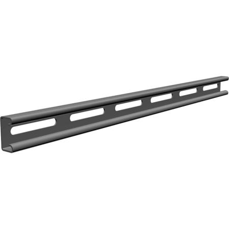 1-5/8 in Slotted Galvanized Square Support Rail, 10 ft