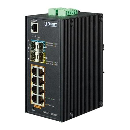 Industrial L2+ 8-Port 10/100/1000T Switch