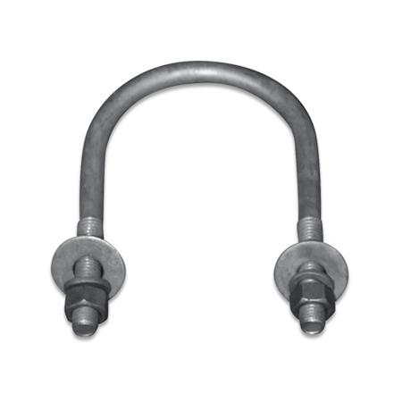 2-3/4" OD Galvanized U-bolt Assembly