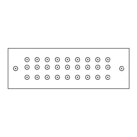 1/4x4x24 bare copper bar w/ 2 Tails