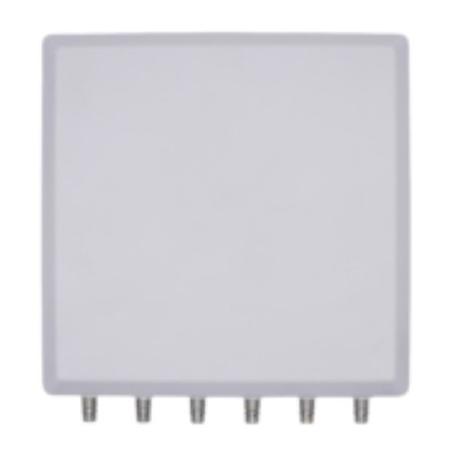 2.4 - 5 GHz 6 dBi Universal Patch Antenna with 6 QN Female and 10 in Strong Arm Mount