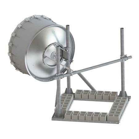 Rooftop Microwave Non-Penetrating Ballast Mount