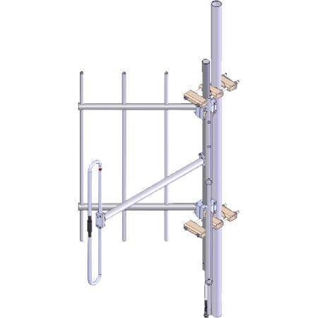 138-174 MHz Single bay dipole with 4.5 dBd of gain