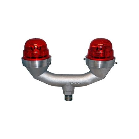Dual Side Marker Red 120-240V AC (IR)