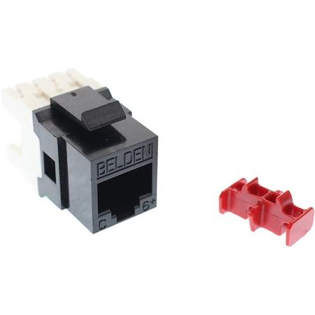CAT6+ Modular Jack, RJ45, Black