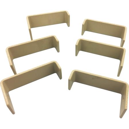 Cable Management J Bracket Painted Set of 6