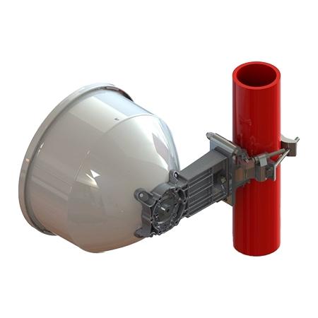 1ft dual-pol white ant, grey radome