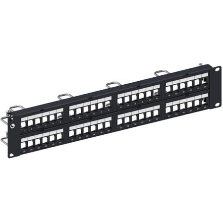 Discrete Distribution Mod Panel SL STP 2U, 48 port