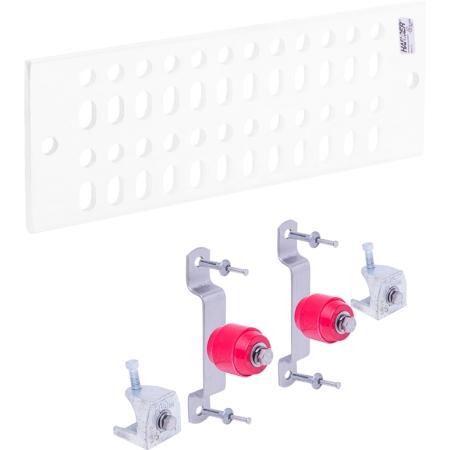 1/4 x 4 x 12 in Tin Plated universal ground bar