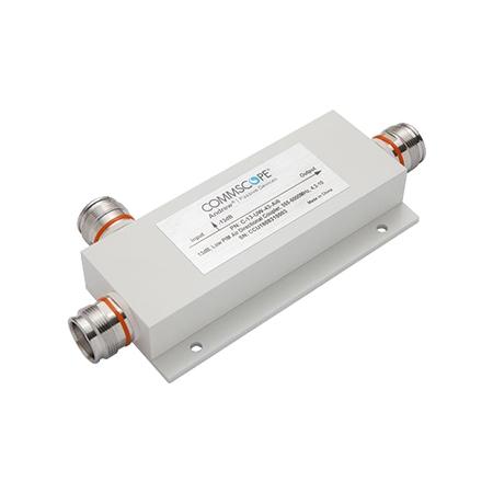 555 – 6000 MHz 13 dB Air Directional Coupler in White, 4.3-10 Female, Trimetal