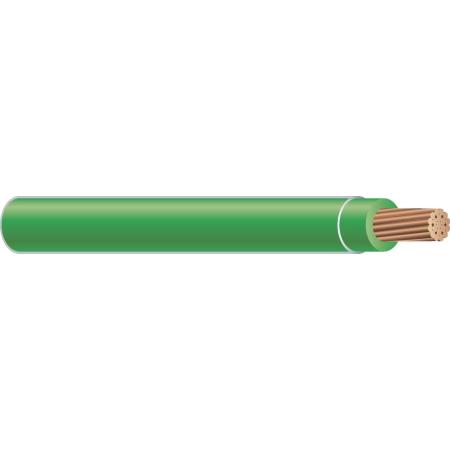 THHN 8 Gauge Building Wire, Stranded Type, Green