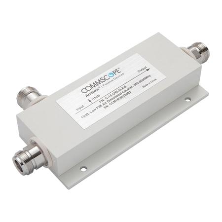 555 – 6000 MHz 15 dB Air Directional Coupler in White, N Female, Trimetal
