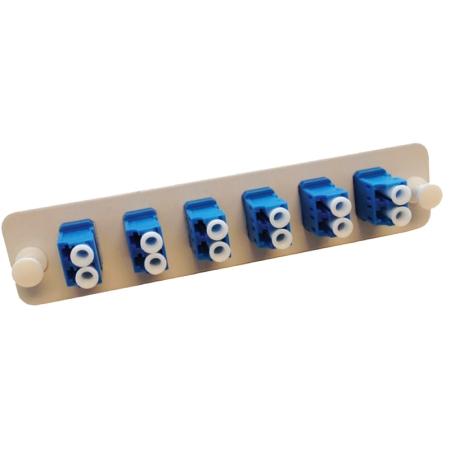 6 Port LGX Style Patch Panel, LC/UPC