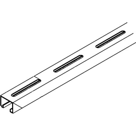 1-5/8" x 2" x 120"'  Strut with slotted holes