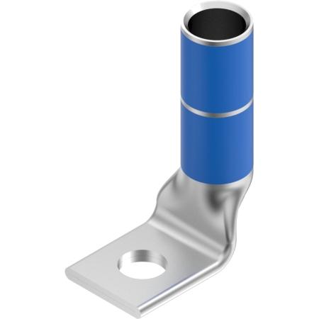 Compression Lug,1 Hole, #2AWG,1/4" Stud Long