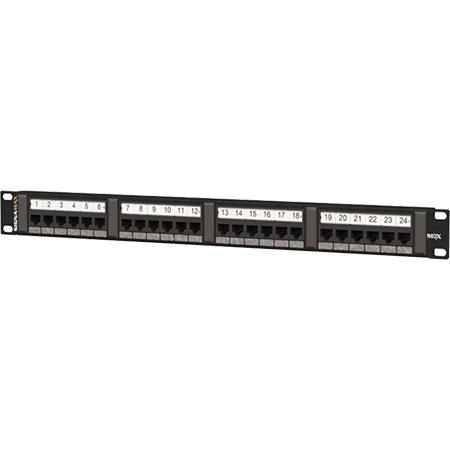 24 port CAT6 MDX-Series Patch Panel