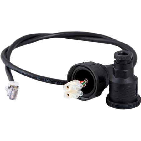 Integra DC to PoE Adapter Cable, outdoor rated, 1m