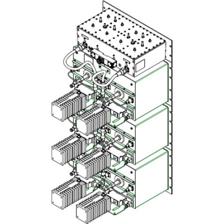 450-470MHz UHF Transmitter w/ dual Sub-Band Comb.
