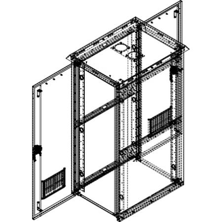 62Hx25Wx34D in(1)Bay,O/D Cab. UL50