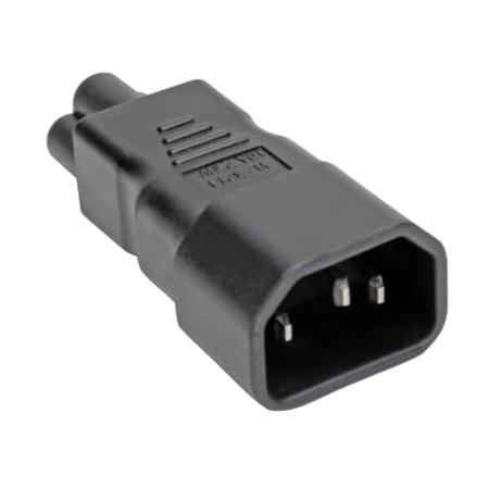 IEC C14 to IEC C5 Power Cord Adapter - 10A, 250V