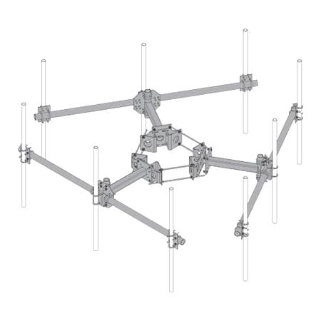 T-Arm Pivot Azimuth Swivel