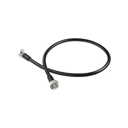 3.2 ft LDF4-50A HELIAX® SureFlex® cable assembly with 7/16 DIN Male - 7/16 DIN Male Connectors