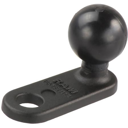 2.25x0.87 in Motorcycle Base,  11mm Hole, 1in Ball
