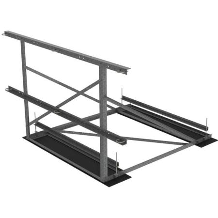 12 ft Face Non-Penetrating Roof Frame, Pipe Not Included