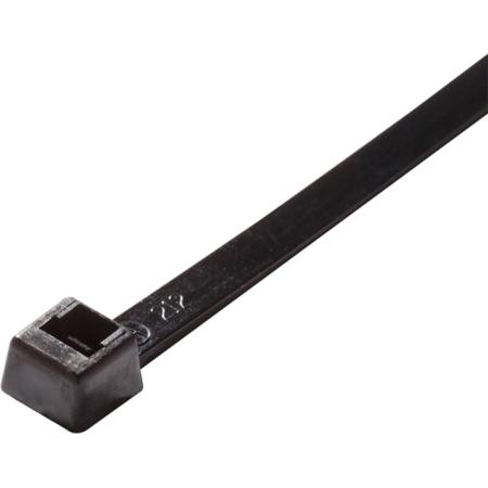 Cable Tie,11-1/4" x3/16",Black, 50 lb./ 100 pk