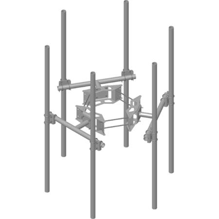 Monopole Co-location Dual Pipe Mount Kit