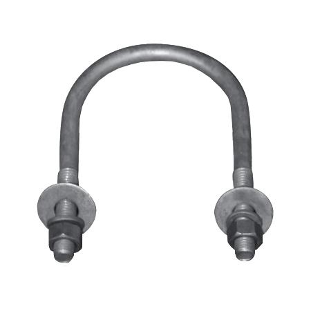 U-BOLT ASSEMBLY 1/2"-13 C/C 4 1/16" IW
