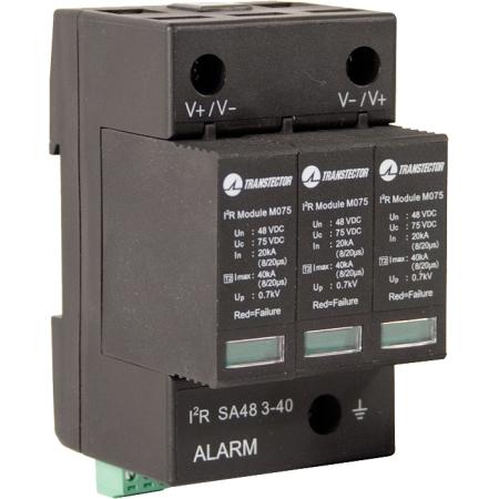 48 VDC Din Rail DC Surge Protector, 40 kA