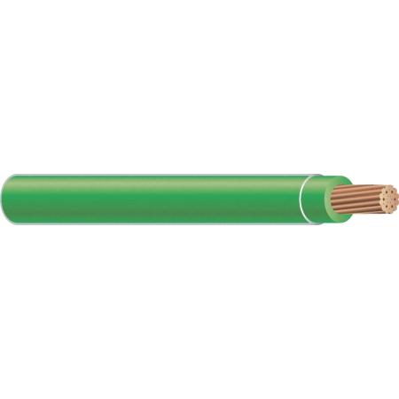 THHN 6 Gauge Building Wire, Stranded Type, Green