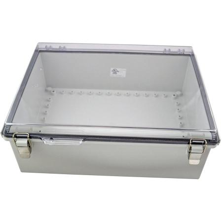 Gray Plastic Enclosure 15.75" x 11.81" x5.91"