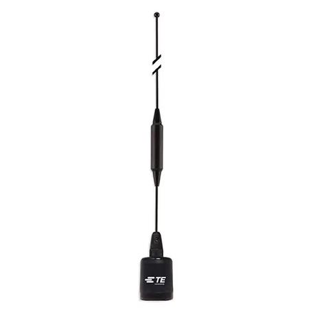 black 33 inch UHF whip antenna with an NMO base