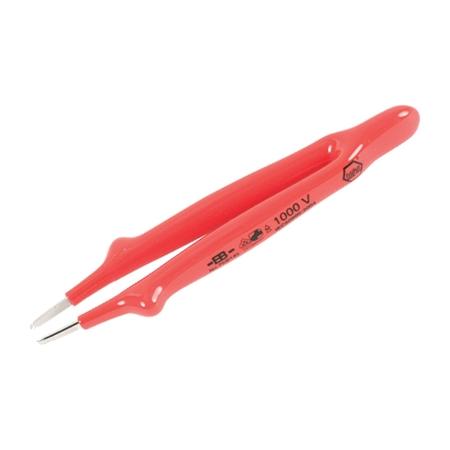 Insulated Tweezers Straight Blunt 6" Oal