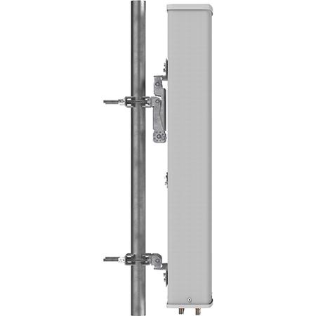 2x 698 - 896, 4x 1695 - 2200, 4x 3100 - 4200 MHz Sector Antenna with 10x 4.3-10 Female Connectors, 45 Deg HPBW