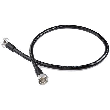 30 ft LDF4-50A HELIAX® SureFlex® Cable Assembly with 7/16 DIN Male - 7/16 DIN Male Connectors