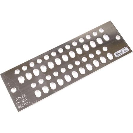 Theft Deterrent Groundbar (4"x12") Tinned