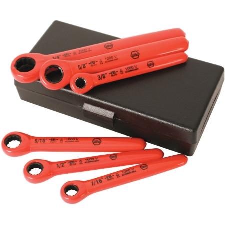 Insulated ratchet wrench set, 6 piece/ 1 each